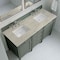 James Martin Vanities Brittany 60" Double Vanity, Smokey Celadon, w/ 3 CM Tajnar Eclos Top 650-V60D-SC-3TJR - alternate 7