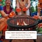 Pure Garden 25-Inch Round Outdoor Wood Burning Firepit/Fireplace, Black 50-FP189 - alternate 7