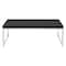 Osp Home Furnishings Wall Street  Coffee Table, Black / Chrome Finish WST12-BK - alternate 8