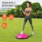 Vevor 23" Half Exercise Ball Trainer Yoga Balance Stability Ball Resistance Band AJ-22-3 - alternate 7