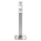 Purell MESSENGER ES6 Floor Stand with Dispenser, 1,200 mL, 13.16 x 16.63 x 51.57, Silver/White 7306-DS-SLV - alternate 1