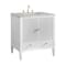 James Martin Vanities Myrrin 30" Single Vanity, Bright White w/ 3 CM Victorian Silver Silestone Top 485-V30-BW-3VSL - alternate 10
