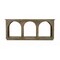 Homeroots 77" Brown Solid Wood Distressed Console Table With Arch Detailing 604539 - alternate 9