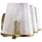 Nuvo Valentine, 3 Light Vanity, Vintage Brass Finish, Hammered Glass 60/8263 - alternate 8