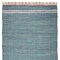 Homeroots 8' X 10' Teal Striped Hand Woven Area Rug With Fringe 557083 - alternate 5