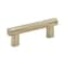 Amerock Bronx 3 in & 3-3/4 in 76mm & 96 mm Center-to-Center Golden Champagne Cabinet Pull BP36557BBZ - alternate 1