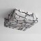 Jonathan Y Giulia 13 in. 2-Light Modern Contemporary Alabaster/Iron Square LED Flush Mount, White and Black Marb JYL1201C - alternate 11