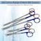 A2Z Scilab IRIS Scissors 4.5 inches Stainless Steel Straight Blades Lab Shears with Color Handle A2Z-ZR1138 - alternate 7