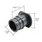 Thrifco Plumbing 1/2" PPSU Plug F1960 - (PEX A) 7930202 - alternate 6