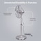 Edendirect 16 in. 3 fan speeds Pedestal Fan in Silver with Adjustable Height, Adjustable Tilt and Oscillation ZRW5512P469603 - alternate 9