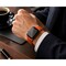 Elegani Alligator-Embossed Leather Watch Replacement Band Compatible with Apple Watch 44mm, Orange LAT-ORG-44mm - alternate 4