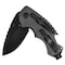 Kershaw Shuffle DIY Series Pocket Knife, Drop Point, Plain Blade, Black Oxide Blade, 5-3/4 in OAL, Gray Handle 8720 - alternate 2