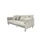 Homeroots 85" Beige Fabric Solid Wood Sofa 672575 - alternate 7