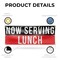 Signmission Now Serving Lunch, 36 Inch x 96 Inch, Vinyl Banner B-96-30765 - alternate 5
