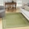 Homeroots 4' X 6' Green And Ivory Indoor Outdoor Area Rug 545509 - alternate 9