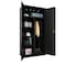 Hirsh Storage Cabinets, 36 in W, 18 in D, 72 in H, Black 22632 - alternate 7