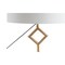 Jonathan Y Diamante 29.5" Modern Gilt Metal with Marble Base LED Table Lamp, Gold/White JYL1080A - alternate 9