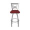 Holland Bar Stool Co 820 Catalina Stainless Steel 36in Swivel Bar Stool with Graph Ruby Seat 82036SS016 - alternate 9