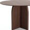 Homeroots 45" Brown Solid Wood Pedestal Base Round Top Dining Table 712166 - alternate 6