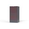 Strong Hold 15 drawer cabinet - (7x 2ft, 7x 3ft, 1x 4ft) - Red accents - Keyed Alike S3060-PPAAS-1502DS - alternate 3