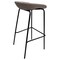 Leisuremod Servos Barstool with Upholstered Faux Leather Seat and Powder Coated Iron Frame, Light Grey SSBL-18LGR - alternate 9