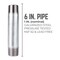 Ace Trading - Nipple 1 in. MIP each X 1 in. D MIP in. Galvanized Steel 6 in. L Nipple 301UP1X6 - alternate 9
