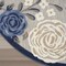 Homeroots 8' Blue and Gray Round Floral Indoor Outdoor Area Rug 527633 - alternate 9