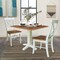 Whitewood Industries Rectangular Drop Leaf Dining Table W/ 2 Chairs, 36 in W, 30 in L, 36 in H, Parawood, Hickory/Shell K79-36SDP-C613-2 - alternate 5