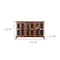 Homeroots 71" Brown Solid and Manufactured Wood Distressed Credenza 527087 - alternate 5