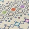 Homeroots 9' X 12' Linen Pink And Orange Geometric Washable Indoor Outdoor Area Rug 612194 - alternate 9