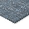 Homeroots 3' X 5' Blue And Black Floral Washable Indoor Outdoor Area Rug 564305 - alternate 9