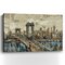 Homeroots Vintage Inspired Nyc City Skyline Unframed Print Wall Art 399036 - alternate 4