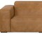 Homeroots 116" Sienna Leather Modular Sofa With Brown Legs 641019 - alternate 8