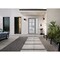 Vdomdoors Front Exterior Prehung FiberGlass Door Frosted Glass / Manux 8312 Grey Ash / Sidelight Exterior Win MANUX8312EXD-SS-W36+16 x H80-RH - alternate 6
