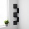 Homeroots 52" Black Wood Wall Mounted Corner Shelf 546427 - alternate 1