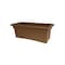 Bloem 57326-CH Deck Box Planter, 26-1/2 in W, Rectangular, Veranda Design, Plastic, Chocolate 57326CH - alternate 3