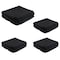 Mytee Products 10 ftx13 ft Black Pre Tarp Blanket w/ Grommets for Tarps Cargo Load & Protection, 4PK MB-FELT-1013x4 - alternate 1