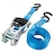 Performance Tool 4 pk. 1 in. X 10 ft. Tie Down Straps, Ratcheting Action, Aluminum, 500 Lbs., 4PK W1871 - alternate 6