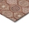 Homeroots 5' X 8' Orange Beige And Gray Floral Medallion Washable Indoor Outdoor Area Rug 614624 - alternate 9