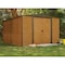 Arrow Woodridge 10 x 12 x 7 ft Woodgrain Steel Storage Shed WR1012 - alternate 7