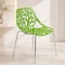 Leisuremod Modern Asbury Dining Chair with Chromed Legs, Green AC16G - alternate 10