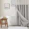 Homeroots Silver Modern Grid Shower Curtain and Liner Set 399755 - alternate 3