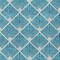 Homeroots 8' X 10' Teal Blue And Ivory Geometric Washable Indoor Outdoor Area Rug 594746 - alternate 9
