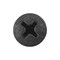 Auveco Phillips Oval Head Tapping Screw #10 x 2in - Black, 100PK 23629 - alternate 2
