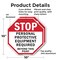 Signmission Stop Personal Protective Equipment, 10 inch X 10 inch, Aluminum Metal Signs, 2PK OC-A-2PACK-10-122 - alternate 6