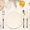 Smarty Had A Party Gold with Black Handle Moderno Plastic Cutlery Set - Spoons, Forks and Knives (240 Guests), 720PK 9320-GBSCS-CASE - alternate 8
