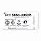 Sani Professional PDI Sani-Hands Instant Hand Sanitizing Wipes, 7.5 x 6, Unscented, White, 220 Wipes, 6PK NPKP15984 - alternate 13