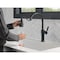 Delta Renaldi Single Handle Pull-Down Kitchen Faucet Matte Black 9184-BL-DST - alternate 7