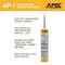 Apoc GREEN-SEAL AP-1 Series Construction Sealant and Adhesive, Gray, Free-Flowing Paste, 10 oz, Tube AP-1000-7-61 - alternate 6