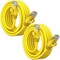 Maximm Cat6 Ethernet Cable 15ft 10Gbps 550MHz UTP, 2PK, Yellow, 2PK CAT6CCA-15YL-2PK - alternate 1